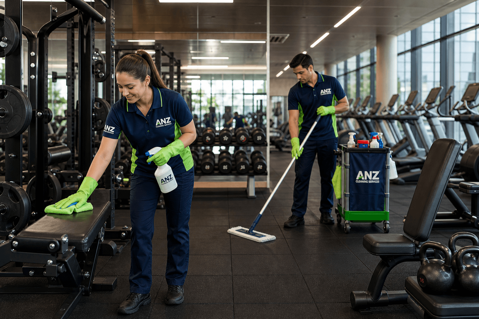 Gym cleaning Castle Hill — fitness centre and equipment cleaning services