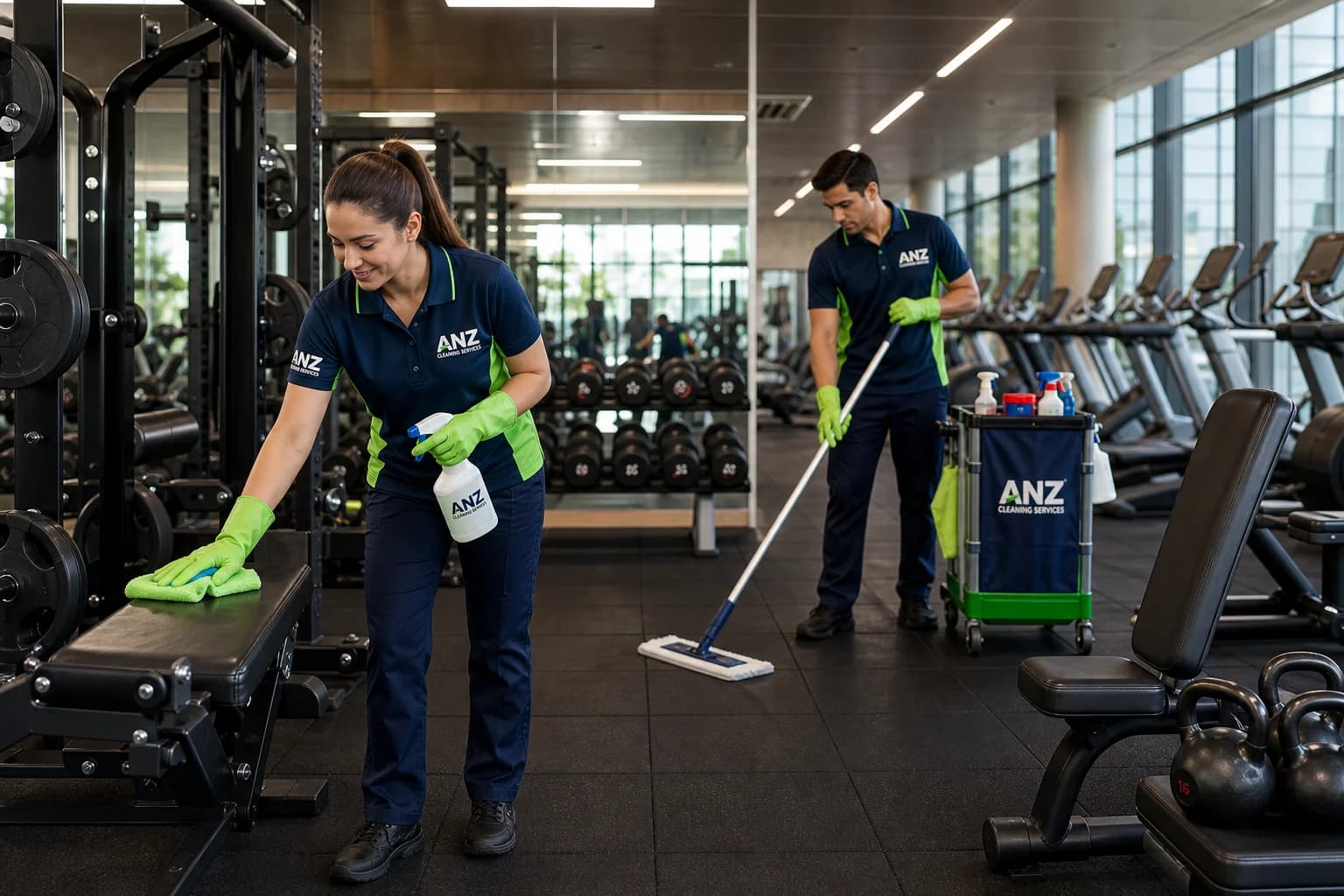 Gym cleaning Castle Hill — fitness centre and equipment cleaning services