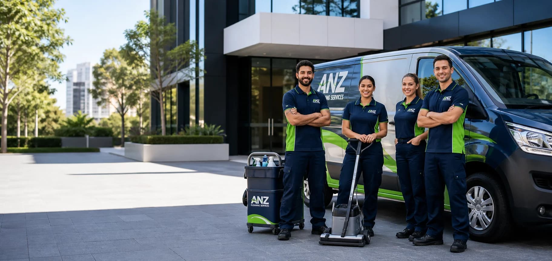 ANZ commercial cleaning team Castle Hill — professional office and business cleaners