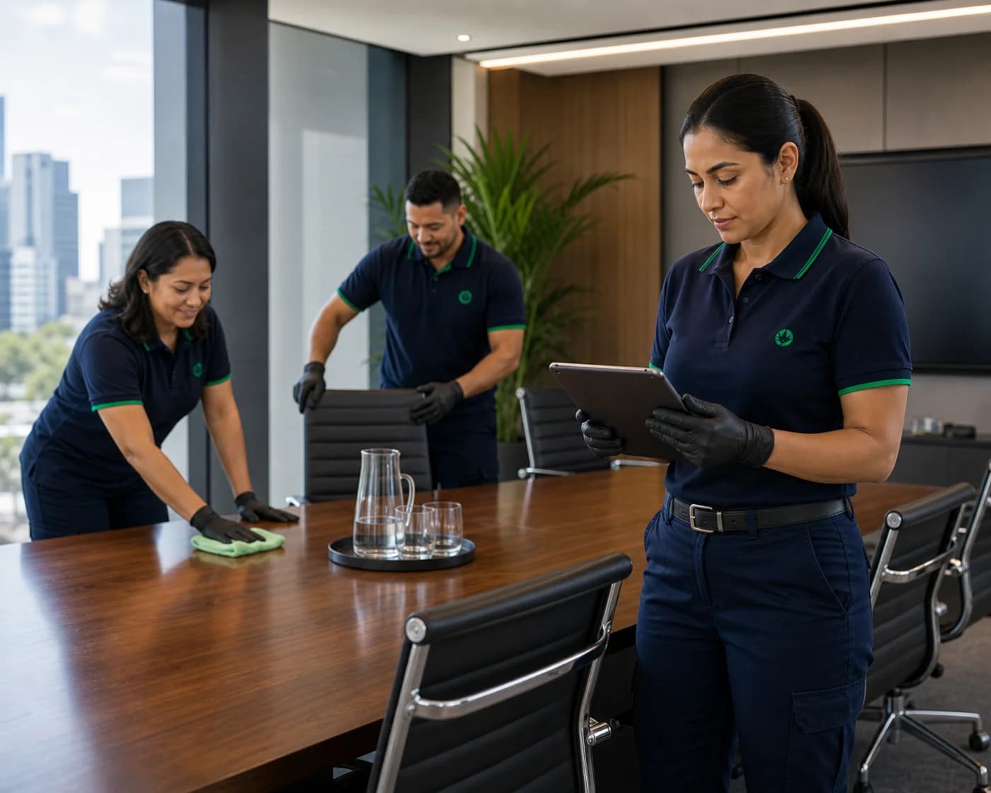 Commercial boardroom cleaning Castle Hill — ANZ