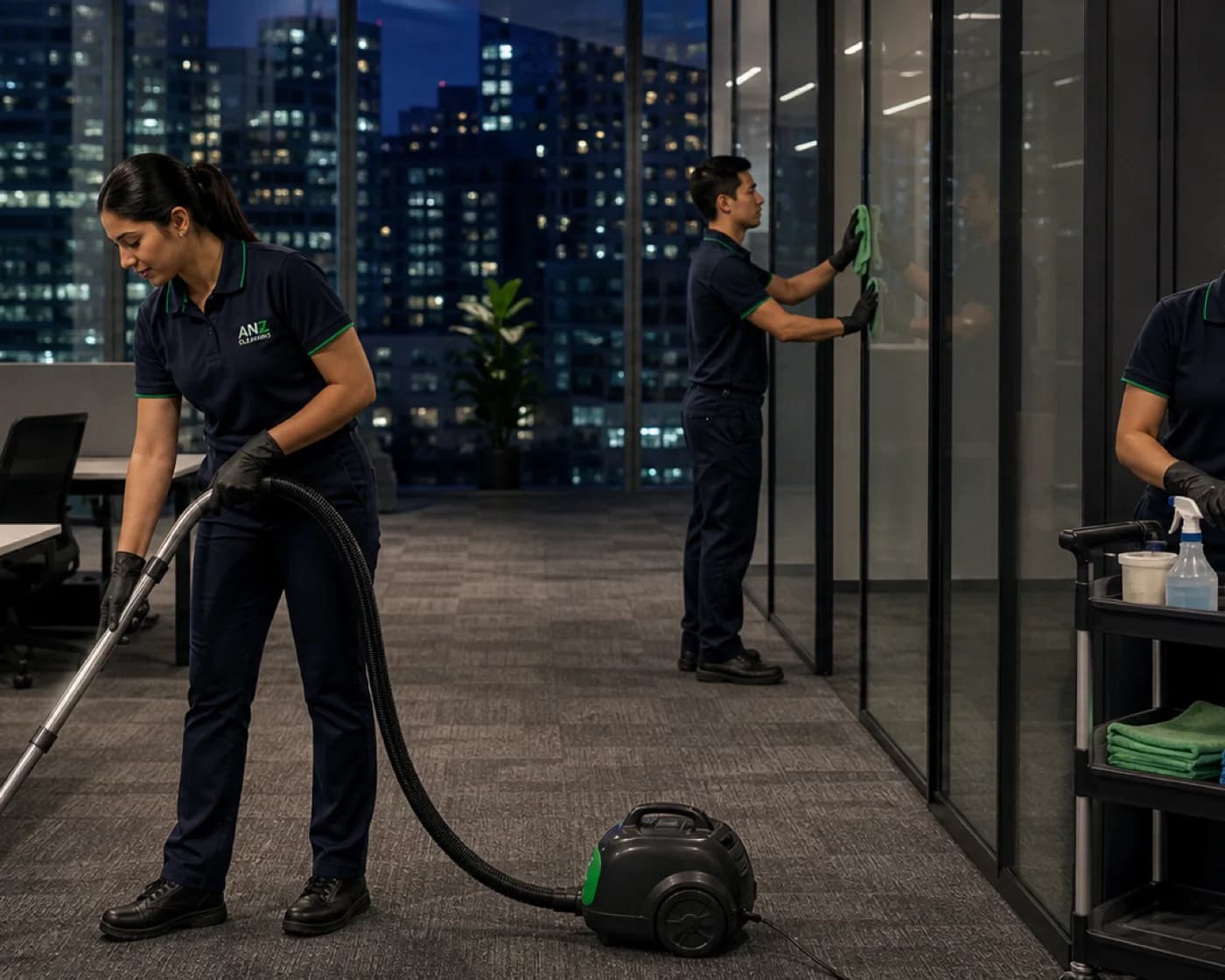 Emergency cleaning night team in Castle Hill — ANZ 24/7 response