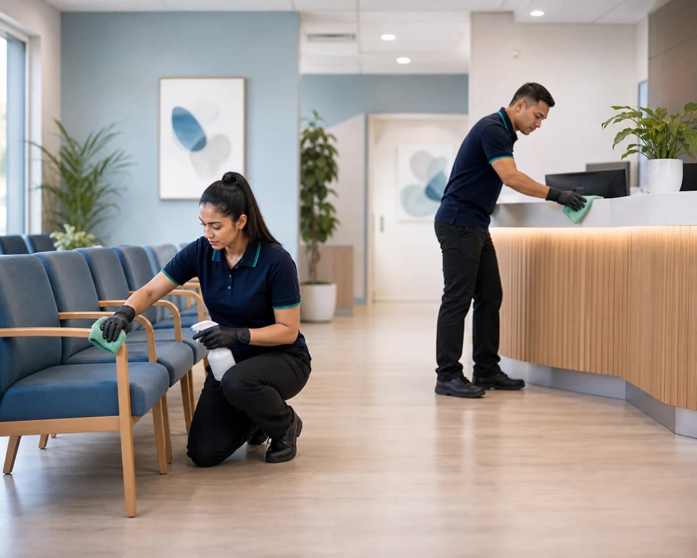 Medical waiting room cleaning in Castle Hill — ANZ Hills District clinical cleaning