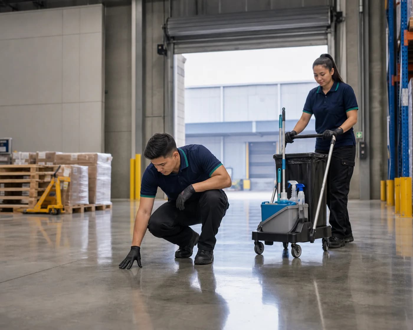 ANZ industrial loading area cleaning in Castle Hill — Hills District warehouse cleaning
